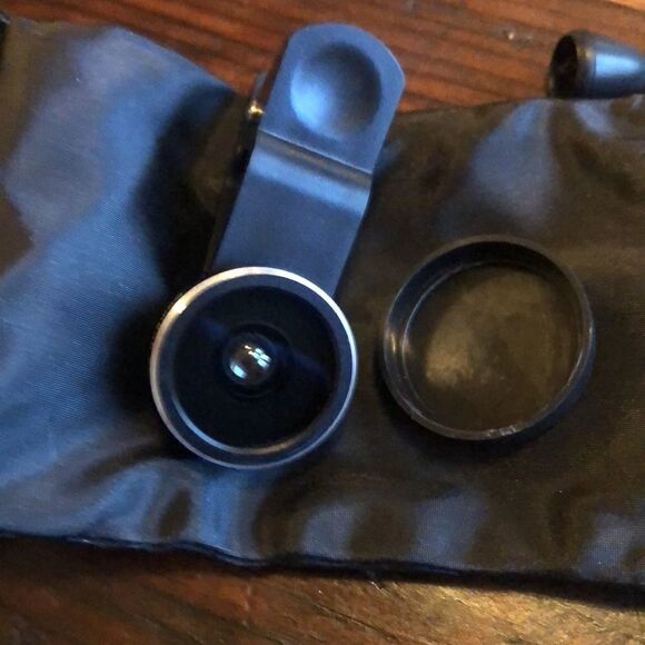 CamRah Mega Wide Fish Eye .4x clip on phone / camera lens - Picture 2 of 4